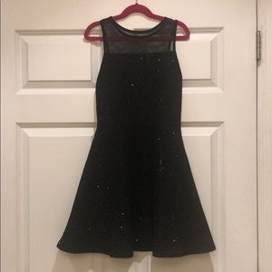 Necessary Objects black fit and flare dress